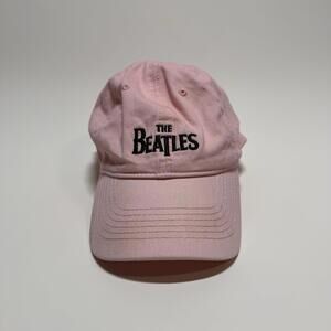 The Beatles Pink Dad Hat Apple Corps Embroidered Adjustable Cap Unisex